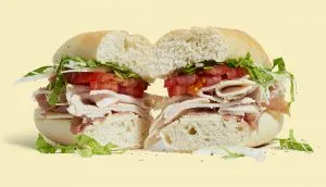 ¿Cuál es la cantidad de calorías en un sándwich?