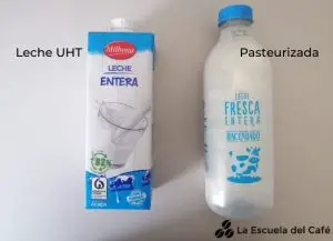 ¿Cuál es la diferencia entre leche pasteurizada y UHT?