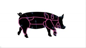 ¿Cuál es la parte del cerdo menos grasosa?