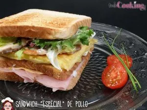 ¿Cuántas calorías tienen 3 sandwiches de jamón y queso?