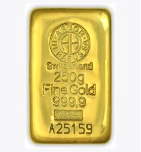 ¿Cuánto pesa un lingote de oro puro?