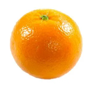 ¿Cuántas calorías tiene una naranja entera grande?